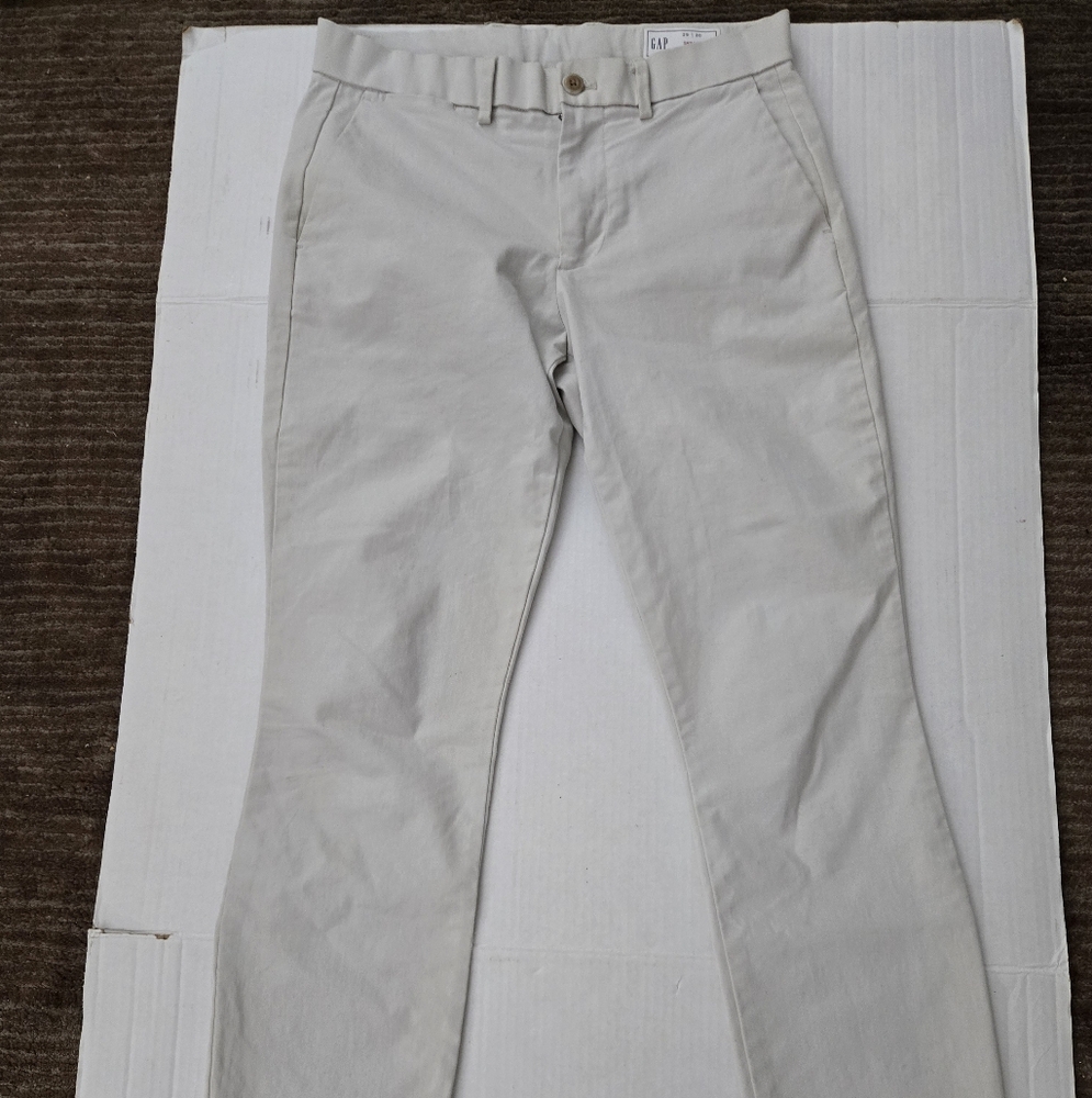 GAP Men's Light Gray Chinos